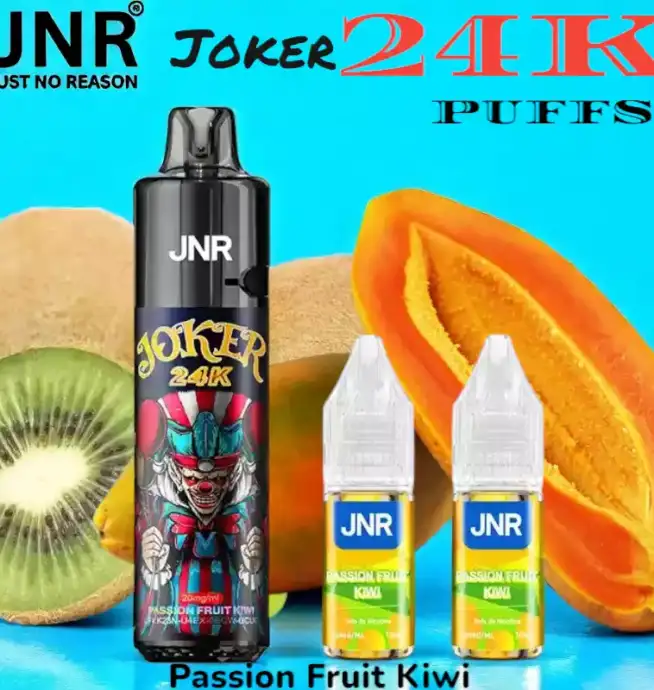 JNR joker 24k puffs vape jetable rechargeable 24k double réservoir