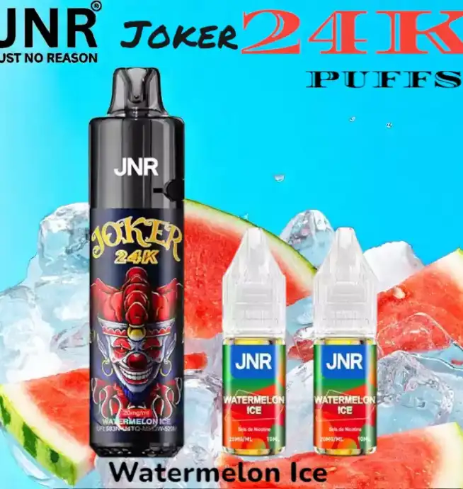 JNR joker 24k puffs vape jetable rechargeable 24k double réservoir