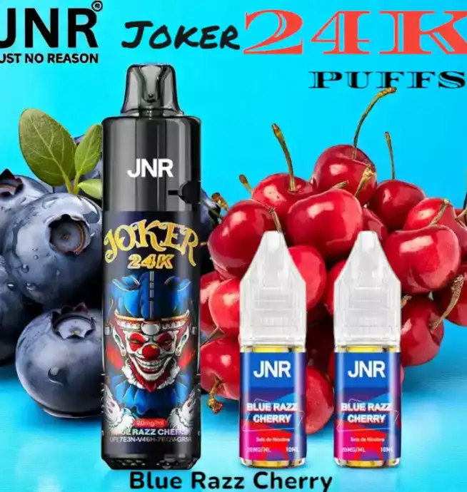 JNR joker 24k puffs vape jetable rechargeable 24k double réservoir