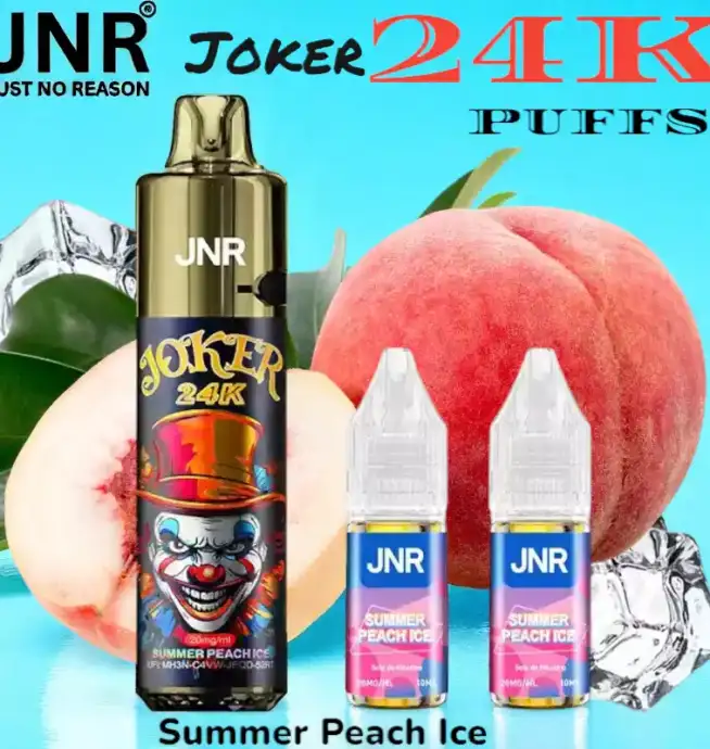 JNR joker 24k puffs vape jetable rechargeable 24k double réservoir