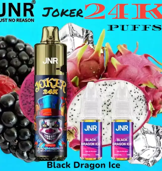 JNR joker 24k puffs vape jetable rechargeable 24k double réservoir