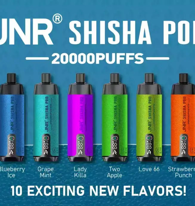 JNR Shisha Pod 20000 PUFFS Vape Jetable DTL Saveurs Intenses