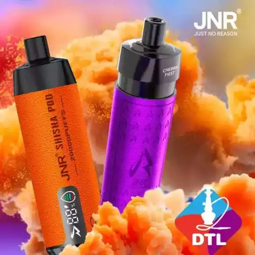 JNR Shisha Pod 20000 PUFFS Vape Jetable DTL Saveurs Intenses