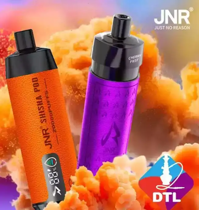JNR Shisha Pod 20000 PUFFS Vape Jetable DTL Saveurs Intenses