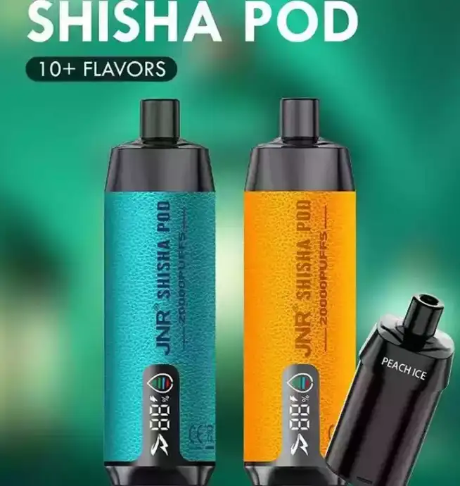 JNR Shisha Pod 20000 PUFFS Vape Jetable DTL Saveurs Intenses