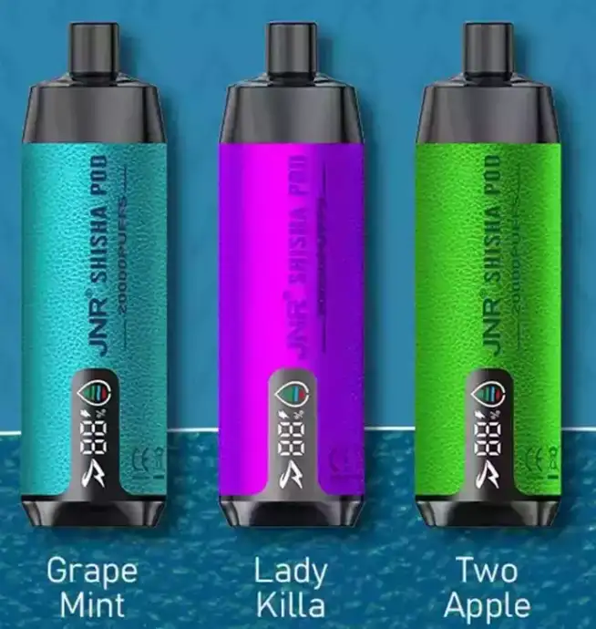 JNR Shisha Pod 20000 PUFFS Vape Jetable DTL Saveurs Intenses