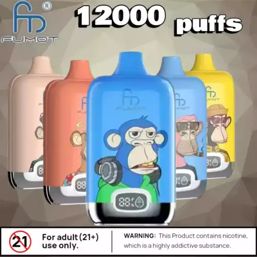 RandM Fumot Digital Box 12000 Puffs avec 49 Saveurs 20ml
