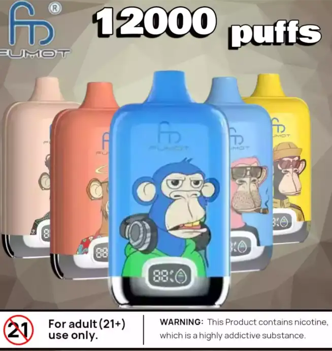 RandM Fumot Digital Box 12000 Puffs avec 49 Saveurs 20ml
