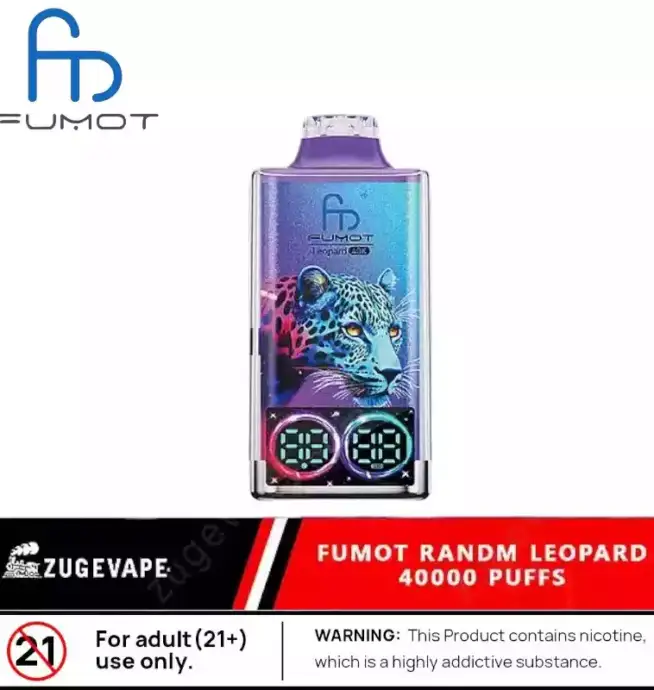 RandM Fumot Leopard 40K Vape Puissante 40000 Bouffées USB-C