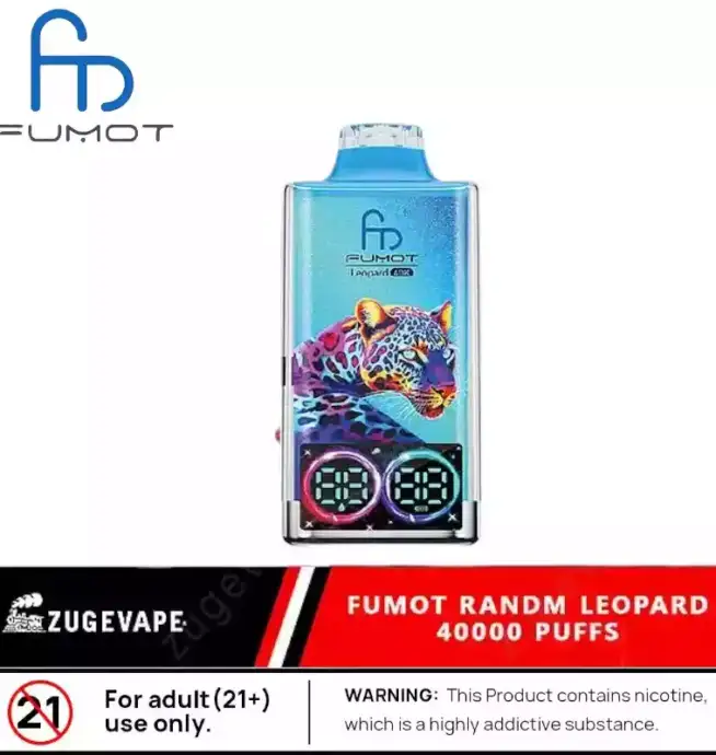 RandM Fumot Leopard 40K Vape Puissante 40000 Bouffées USB-C