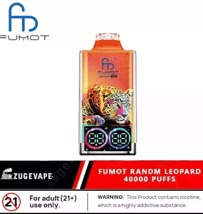 RandM Fumot Leopard 40K Vape Puissante 40000 Bouffées USB-C