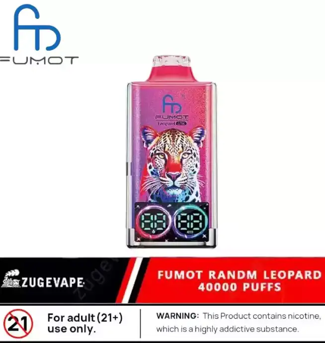 RandM Fumot Leopard 40K Vape Puissante 40000 Bouffées USB-C – Image 6