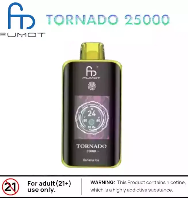 RandM Fumot Tornado 25000 Puff Puissante avec 26 Saveurs