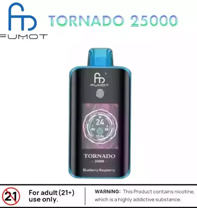 RandM Fumot Tornado 25000 Puff Puissante avec 26 Saveurs