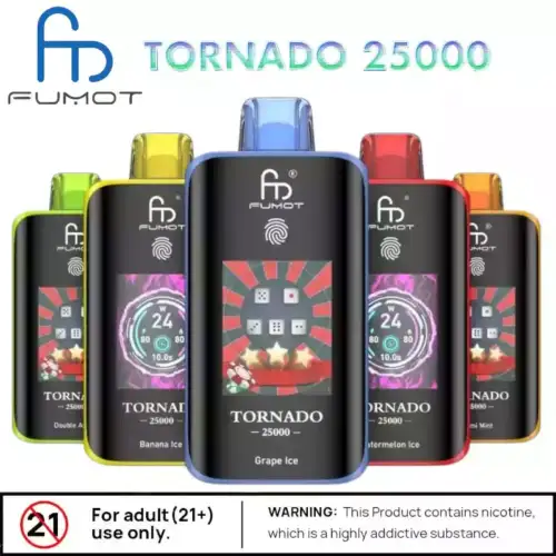 RandM Fumot Tornado 25000 Puff Puissante avec 26 Saveurs