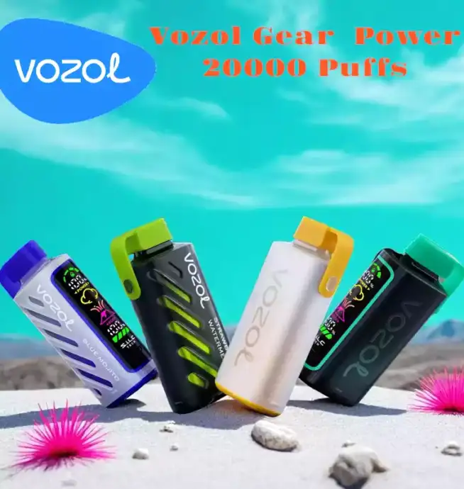 Vozol Gear Power 20000 Puffs Vape LED Rechargeable 5%