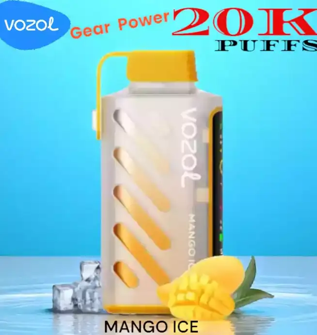 Vozol Gear Power 20000 Puffs Vape LED Rechargeable 5%