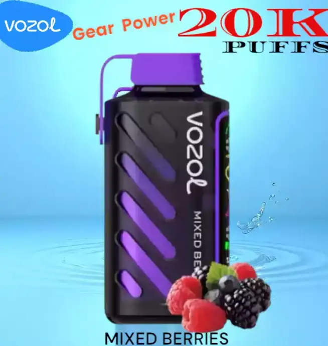 Vozol Gear Power 20000 Puffs Vape LED Rechargeable 5%