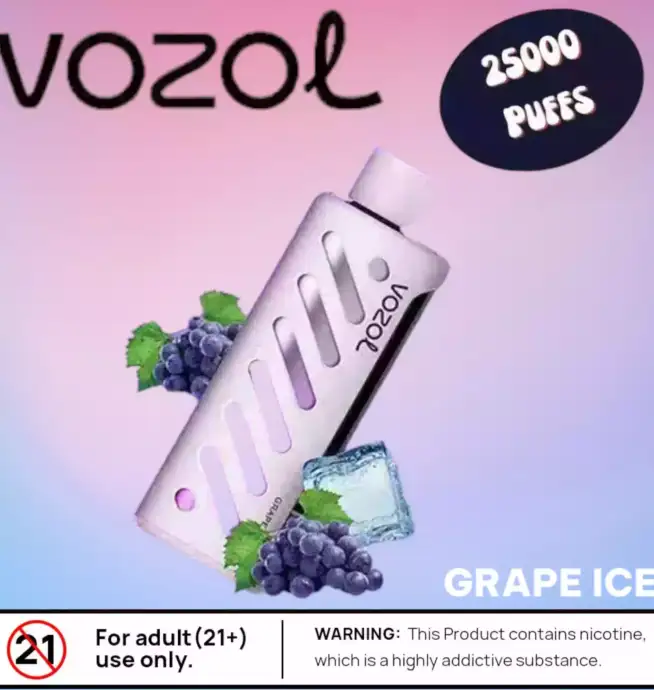 Vozol Gear Shisha 25000 Puffs Vape Rechargeable LED 5%