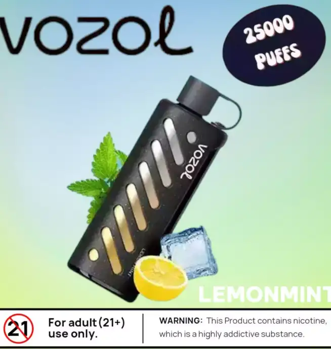 Vozol Gear Shisha 25000 Puffs Vape Rechargeable LED 5%