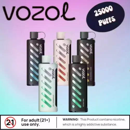 Vozol Gear Shisha 25000 Puffs Vape Rechargeable LED 5%