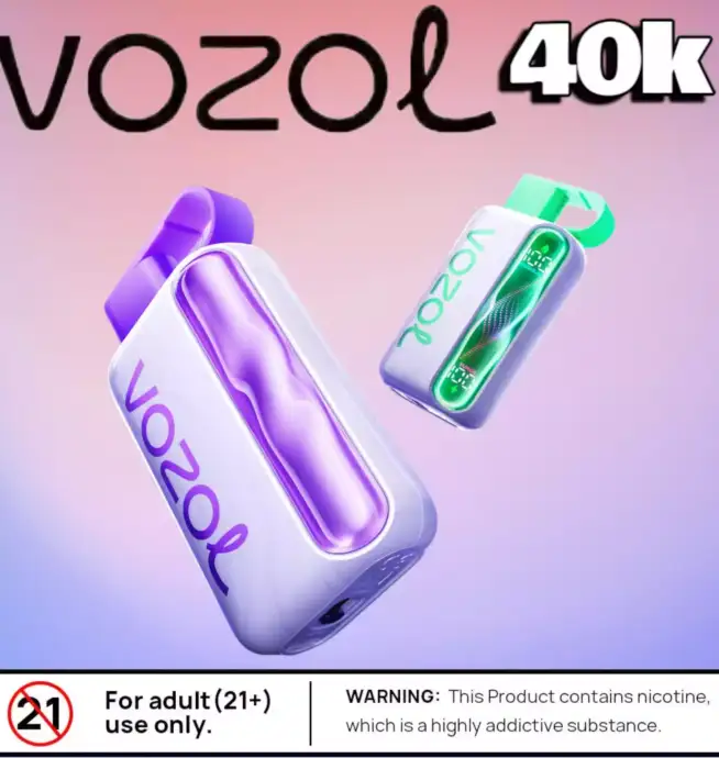 Vozol Star 40K Puffs Rechargeable Puff avec 40 000 bouffées