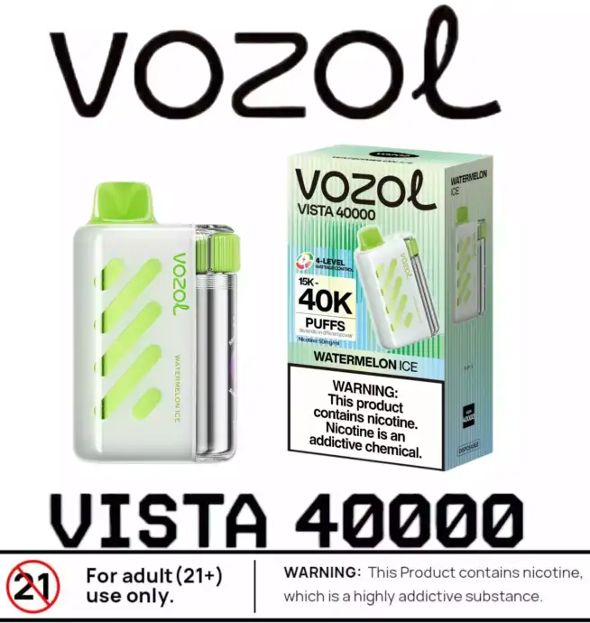 Vozol Vista 40k puffs 50mg rechargeable 40000 bouffées 5%