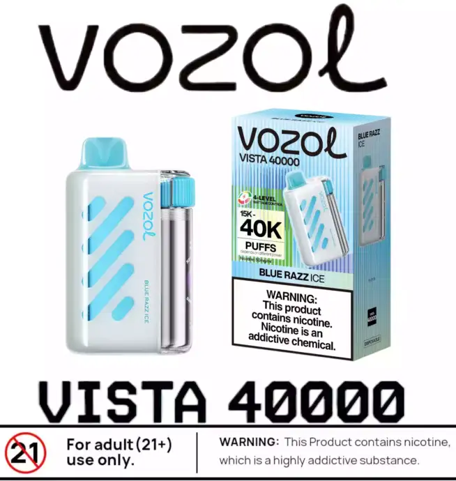 Vozol Vista 40k puffs 50mg rechargeable 40000 bouffées 5%