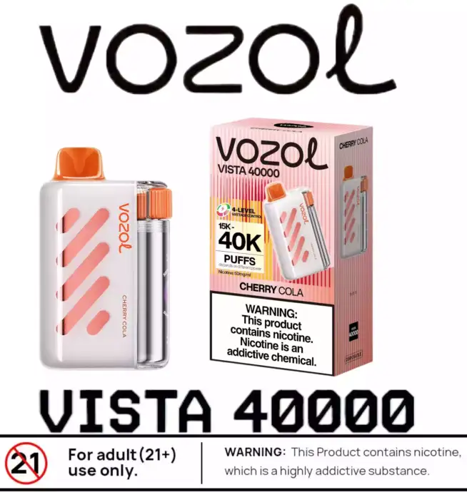 Vozol Vista 40k puffs 50mg rechargeable 40000 bouffées 5%
