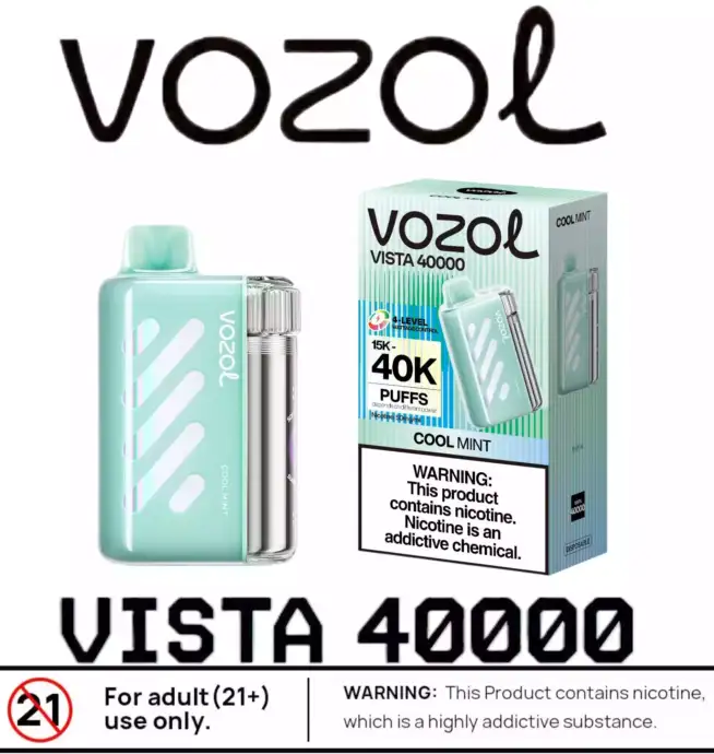 Vozol Vista 40k puffs 50mg rechargeable 40000 bouffées 5%